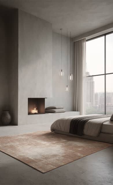 Moderner Teppich Cliff beige – Bild 2